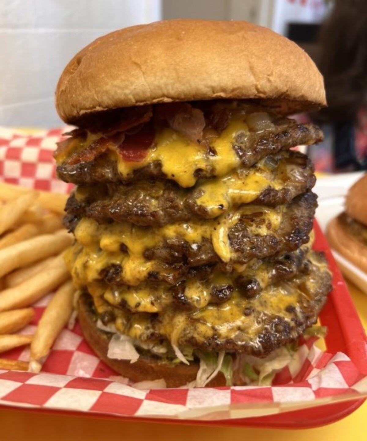 Food in Hank's Hamburgers, Tulsa, OK