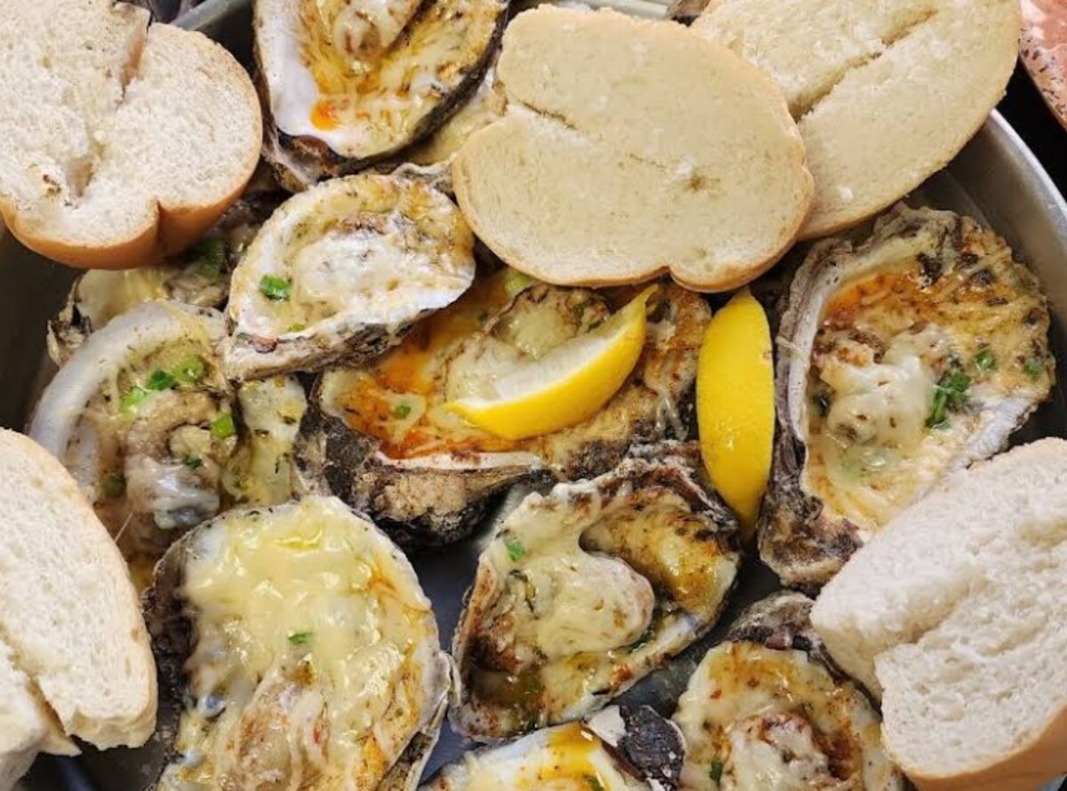 Food in Seither's Seafood, Harahan, LA
