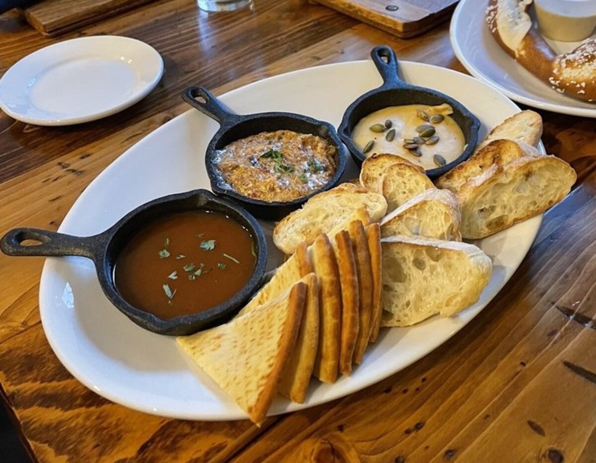 Food in Tavern at the Sun Inn, Bethlehem, PA