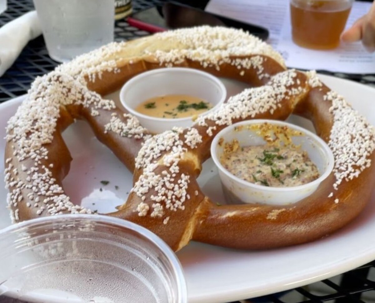 Food in Tavern at the Sun Inn, Bethlehem, PA