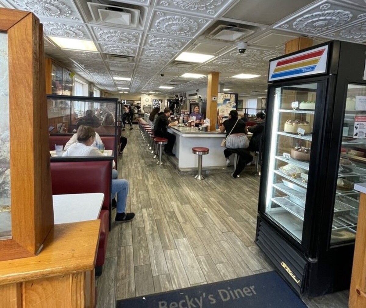 Food at Becky's Diner located in Portland, ME