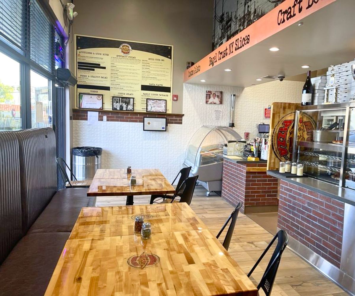 interior of West Grove Pizza in Garden Grove, California