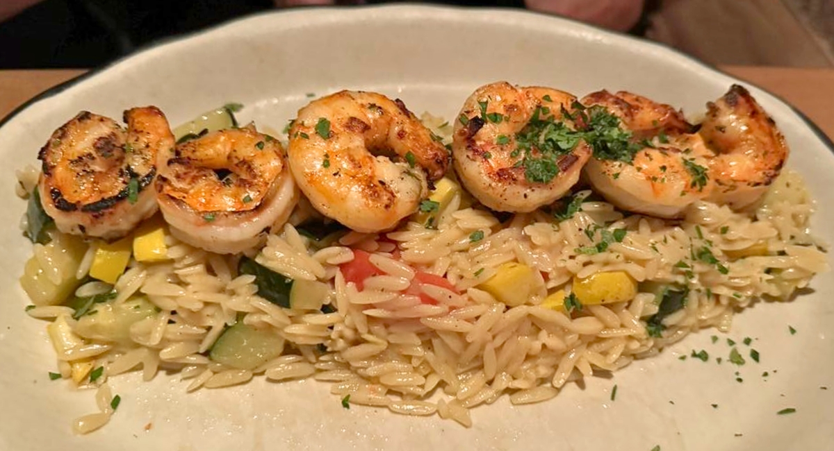 Grilled Spicy Shrimp at Taverna in Newark, DE