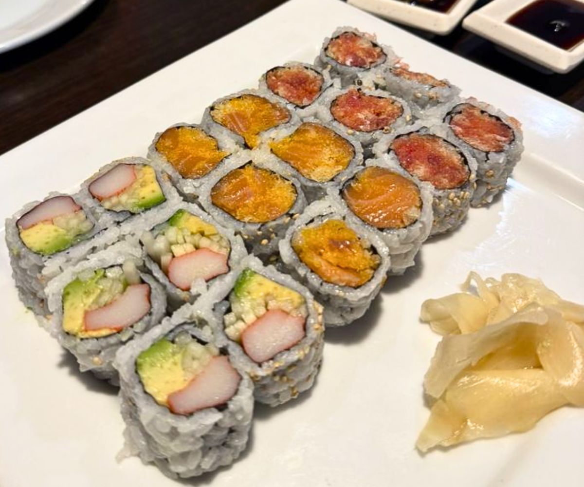 sushi rolls at Ebisu.2 in East Providence, Rhode Island