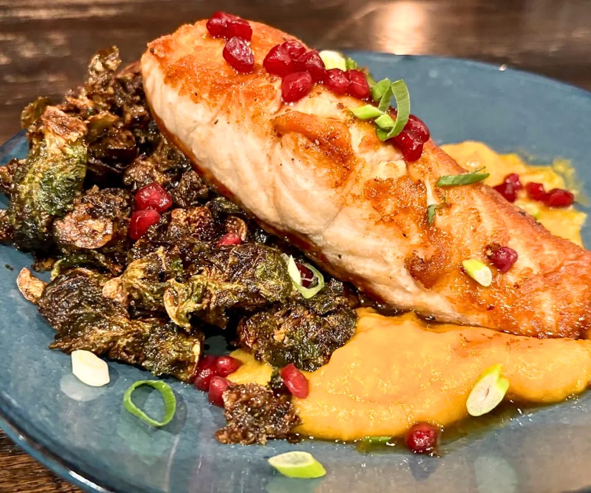 salmon at Mezzo in Dublin, OH