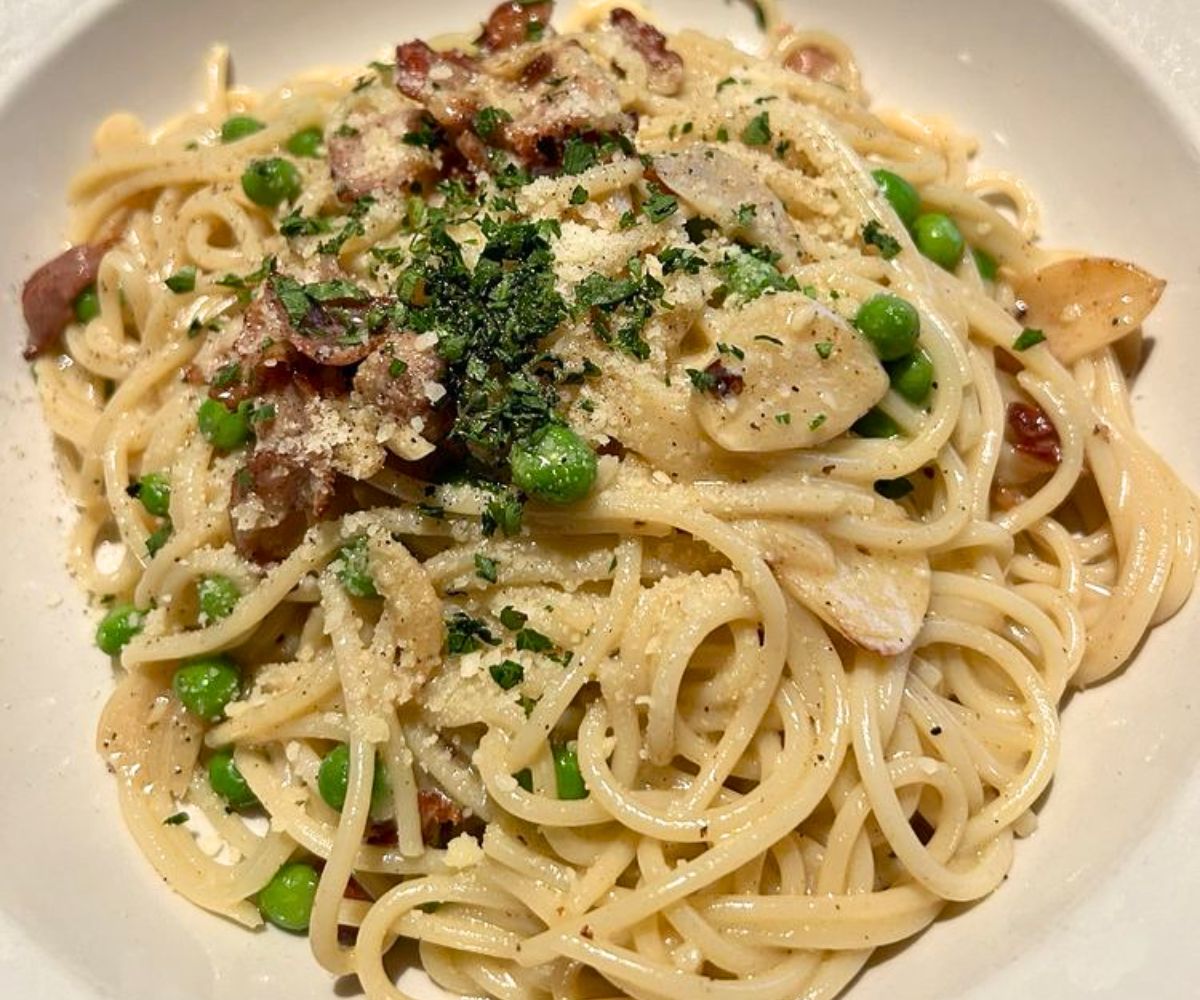 Carbonara at Taverna in Newark, Delaware