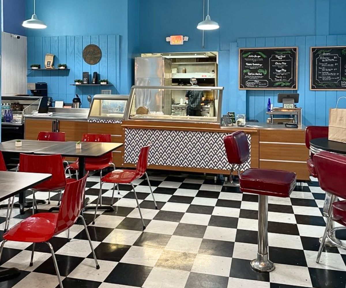 interior of Kofta Burger in Syracuse, New York