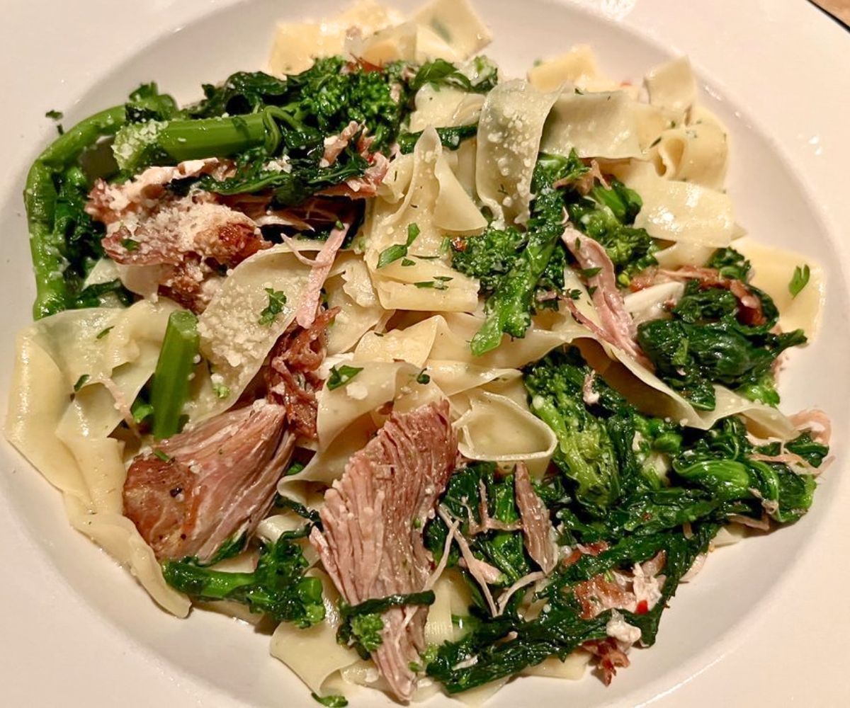 pasta at Taverna in Newark, Delaware