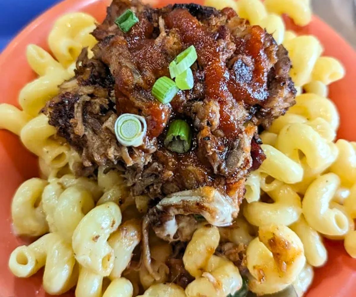 Chorizo Mac and Cheese at Twin Archer Brewpub in Muncie, IN
