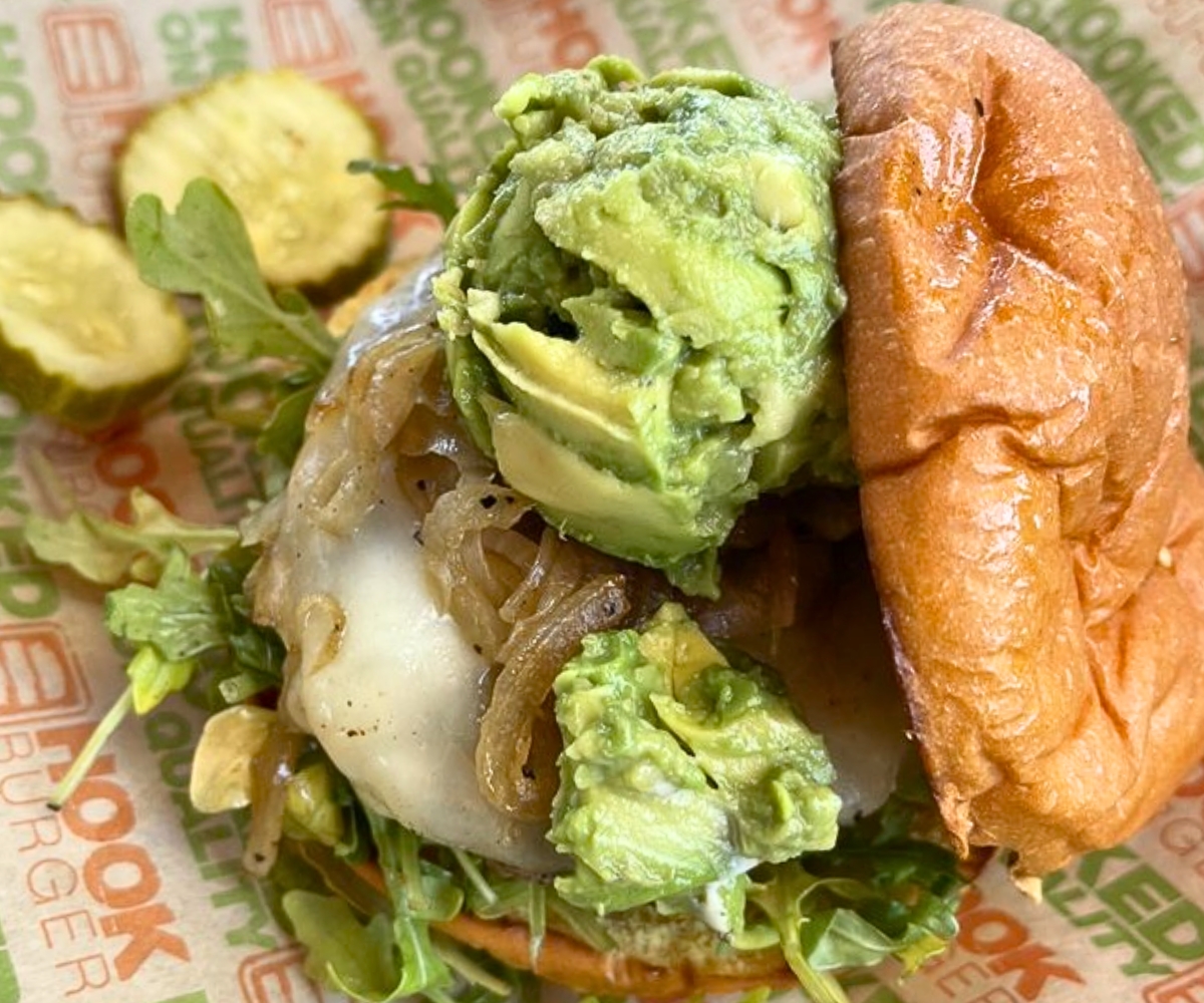 California Burger at Hook Burger in Oxnard, California