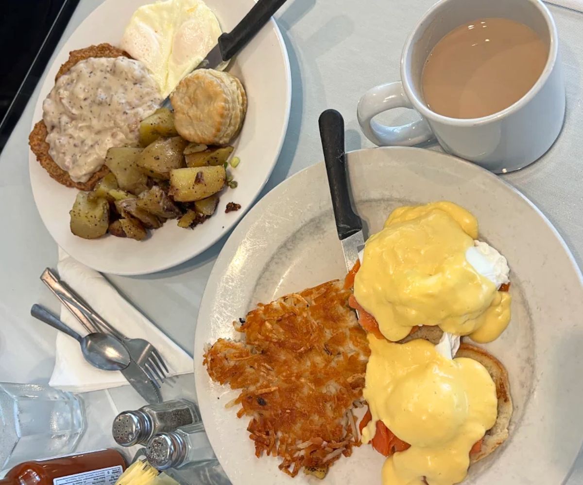 breakfast at Sandpiper Cafe in Juneau, AK