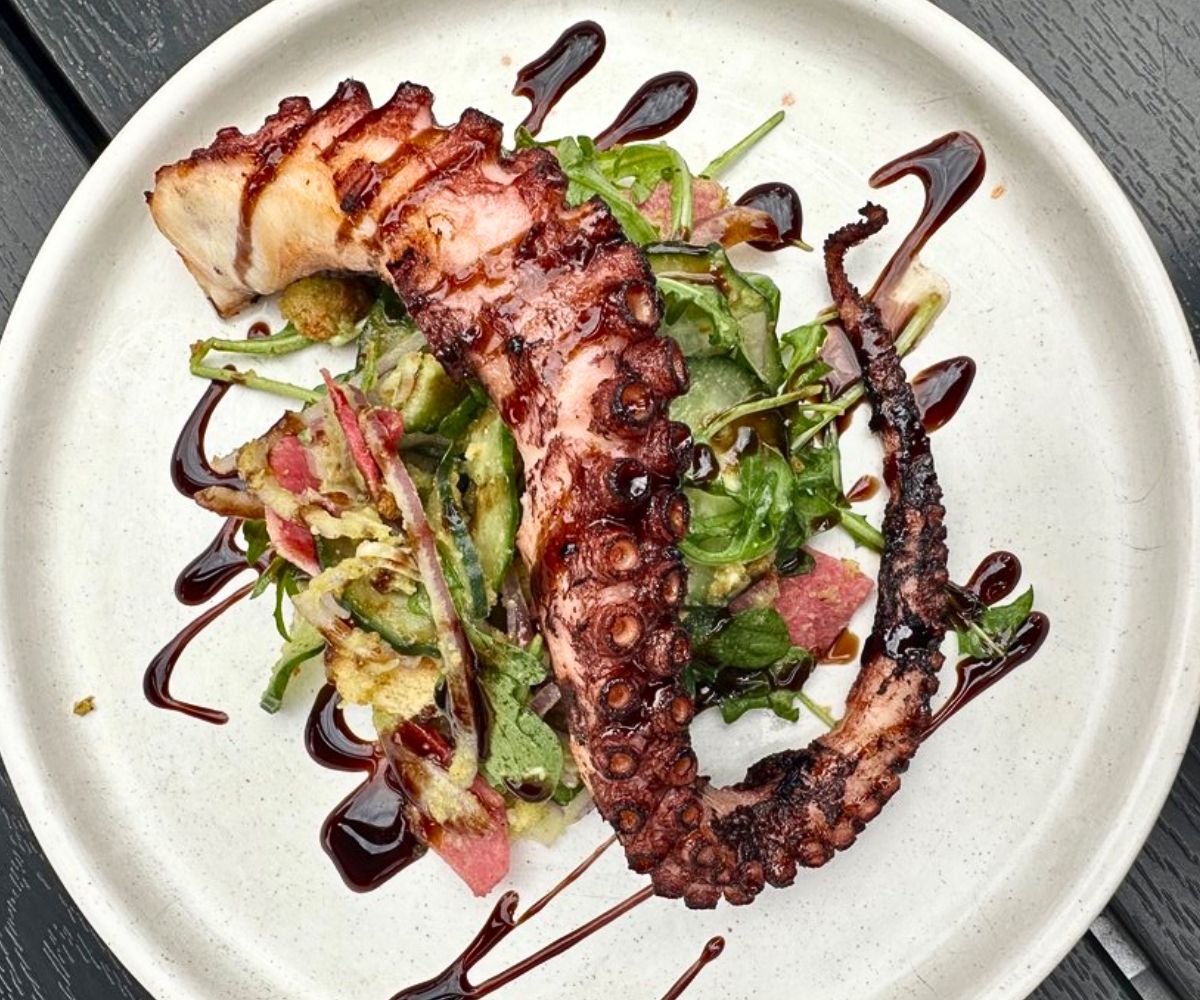 Spanish Octopus at Stäge Kitchen & Bar in Peachtree Corners, GA