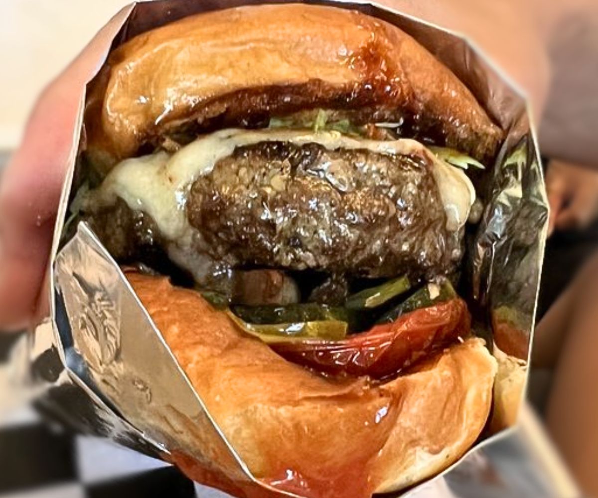 Steakhouse Burger at Maxwell's Burgers & Shakes in Frederick, Maryland