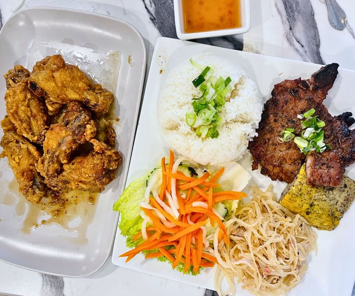dishes at Phoviet 126 in Blaine, Minnesota