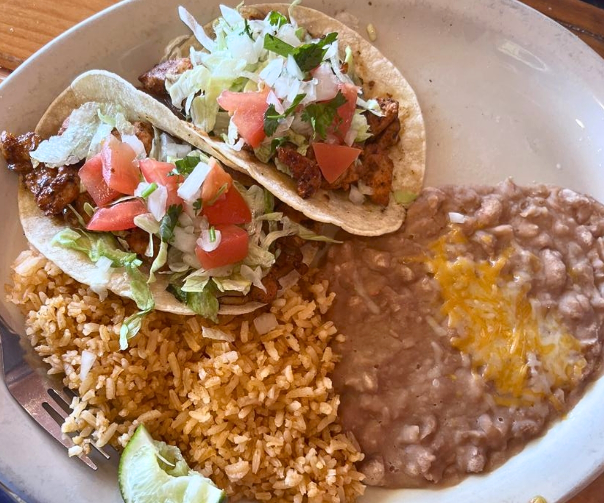 Carne Asada Tacos at El Jacalito in Las Cruces, New Mexico