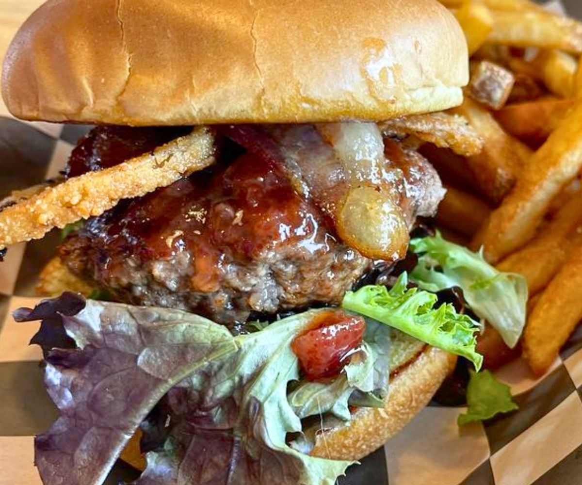 Tequila Jam Burger at 11:11 Burgers & Beignets in Fond du Lac, Wisconsin