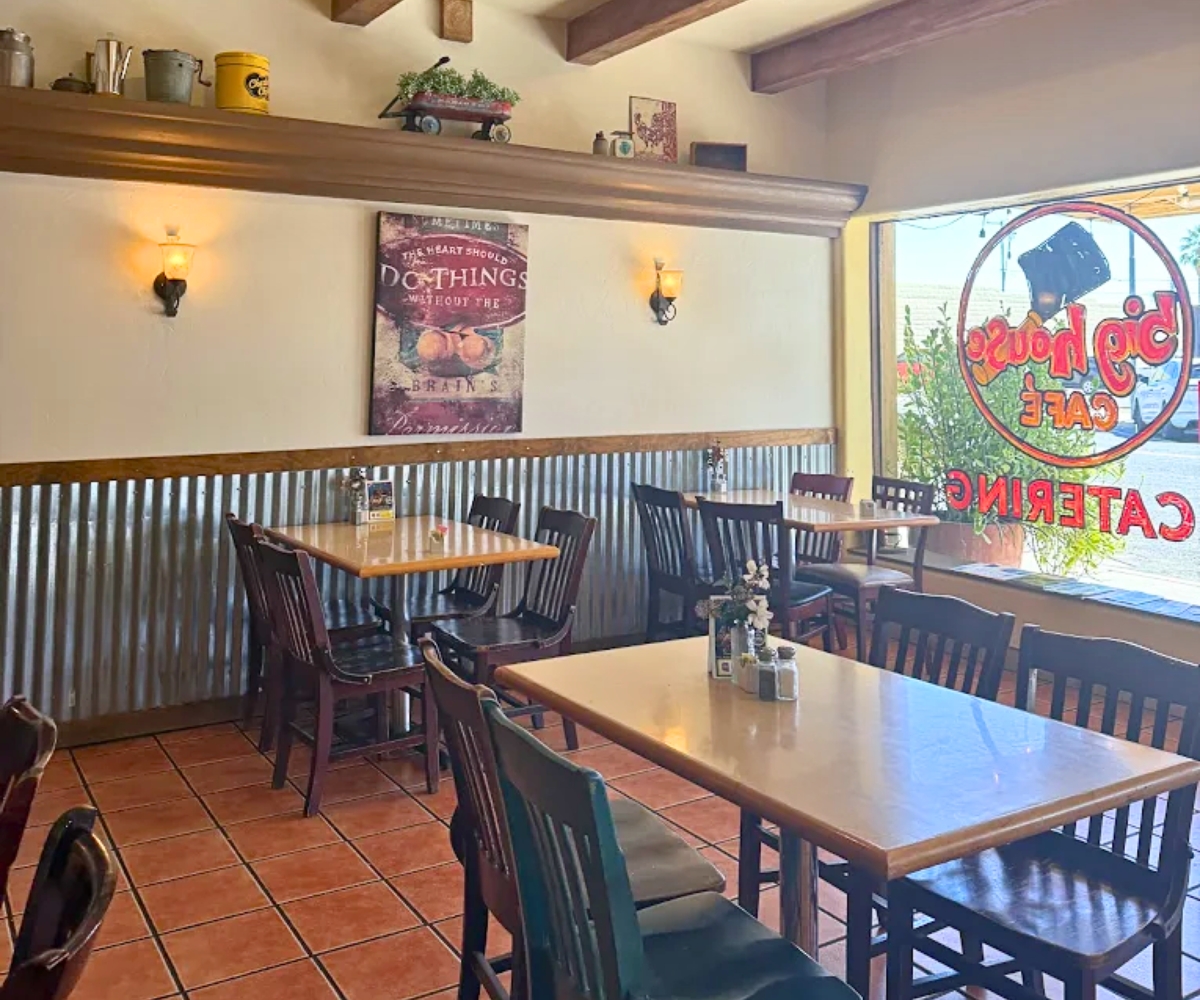 interior of Big House Cafe in Casa Grande, AZ