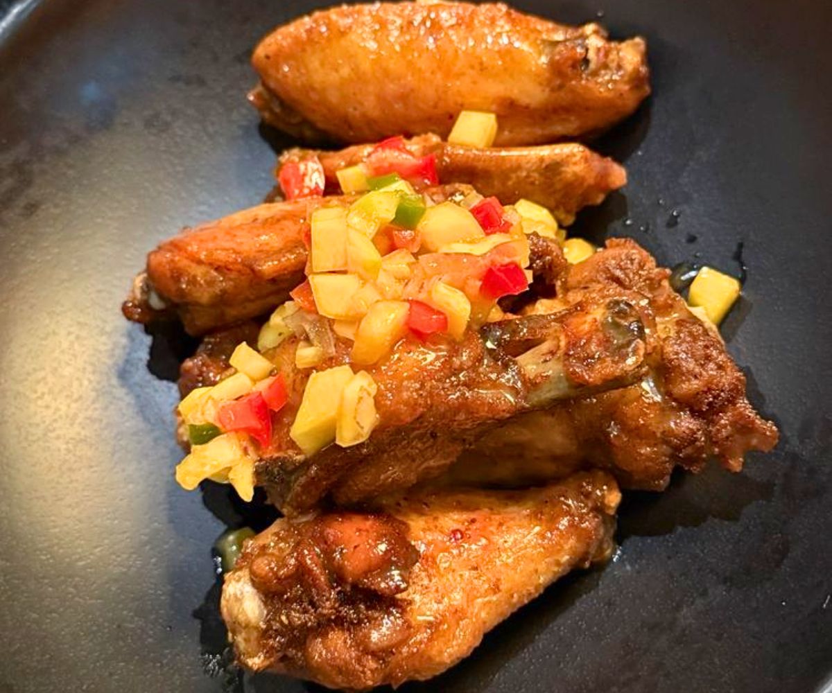 Mango Pineapple Wings at 32 North in Valley Stream, NY