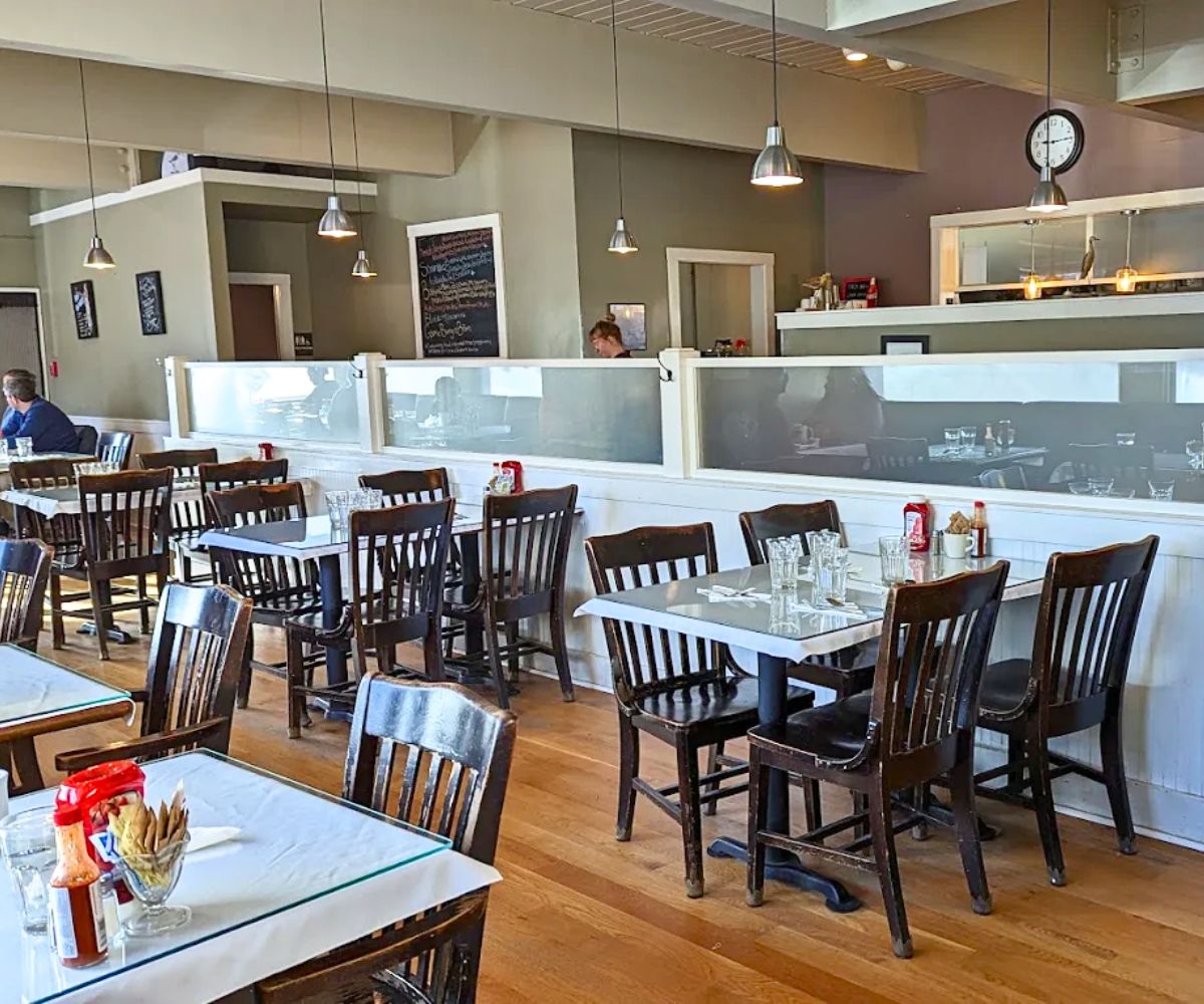 interior of Sandpiper Cafe in Juneau, AK