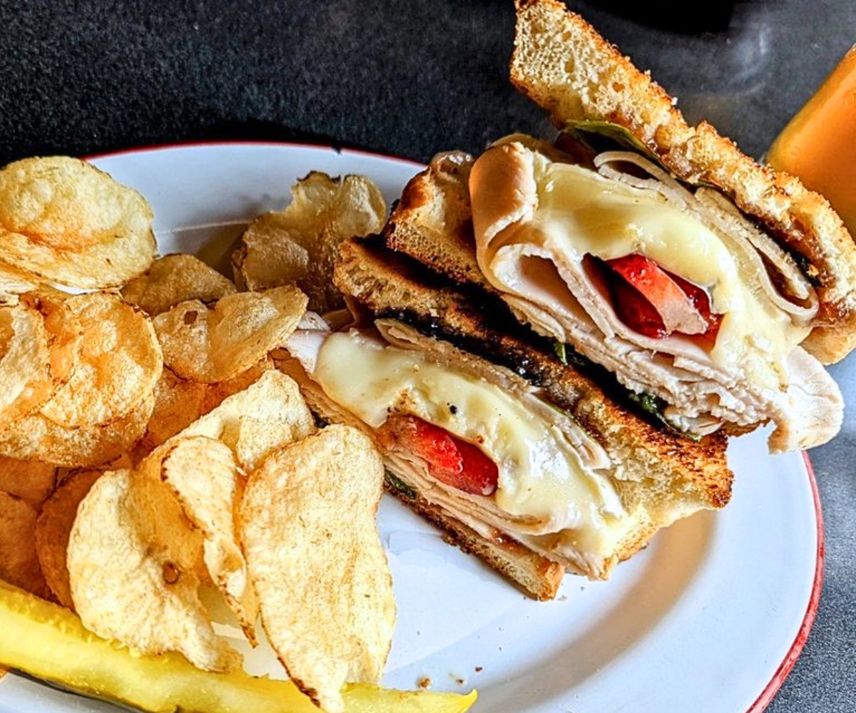 Strawberry Turkey Brie sandwich at Later Alligator in Wheeling, WV
