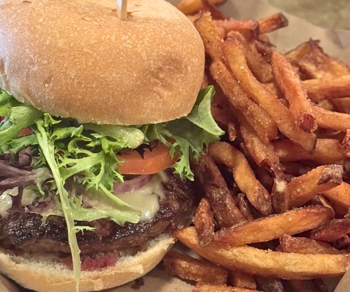 burger at Stock & Barrel in Knoxville, TN