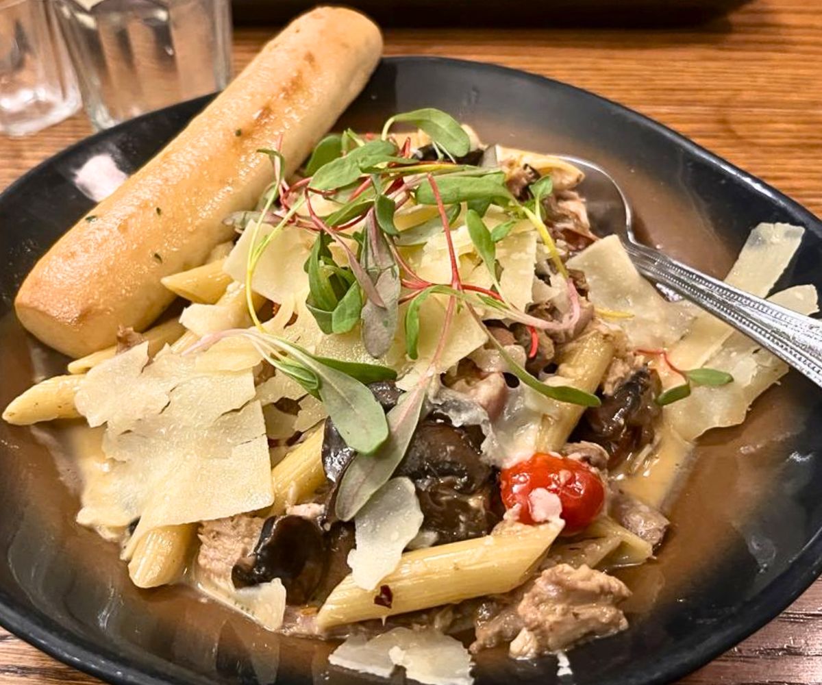 Tuaca Pheasant Pasta at Deadwood Social Club in Deadwood, SD