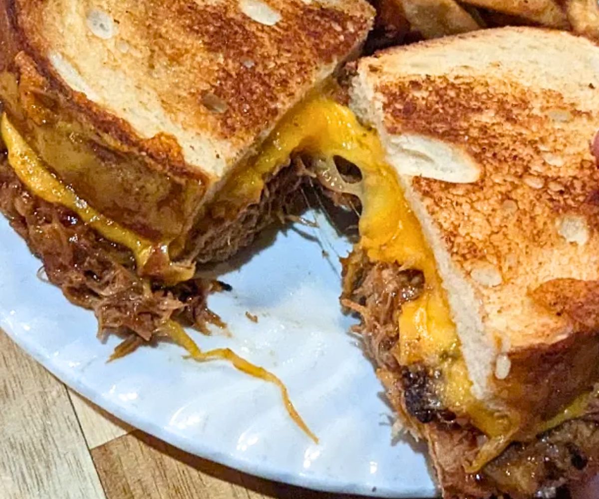 Buffalo Chicken Grilled Cheese Sandwich at Mystic Station in Malden, MA