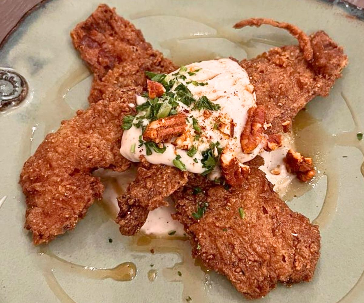 "Chicken Fried" Bacon at Acre in Auburn, AL