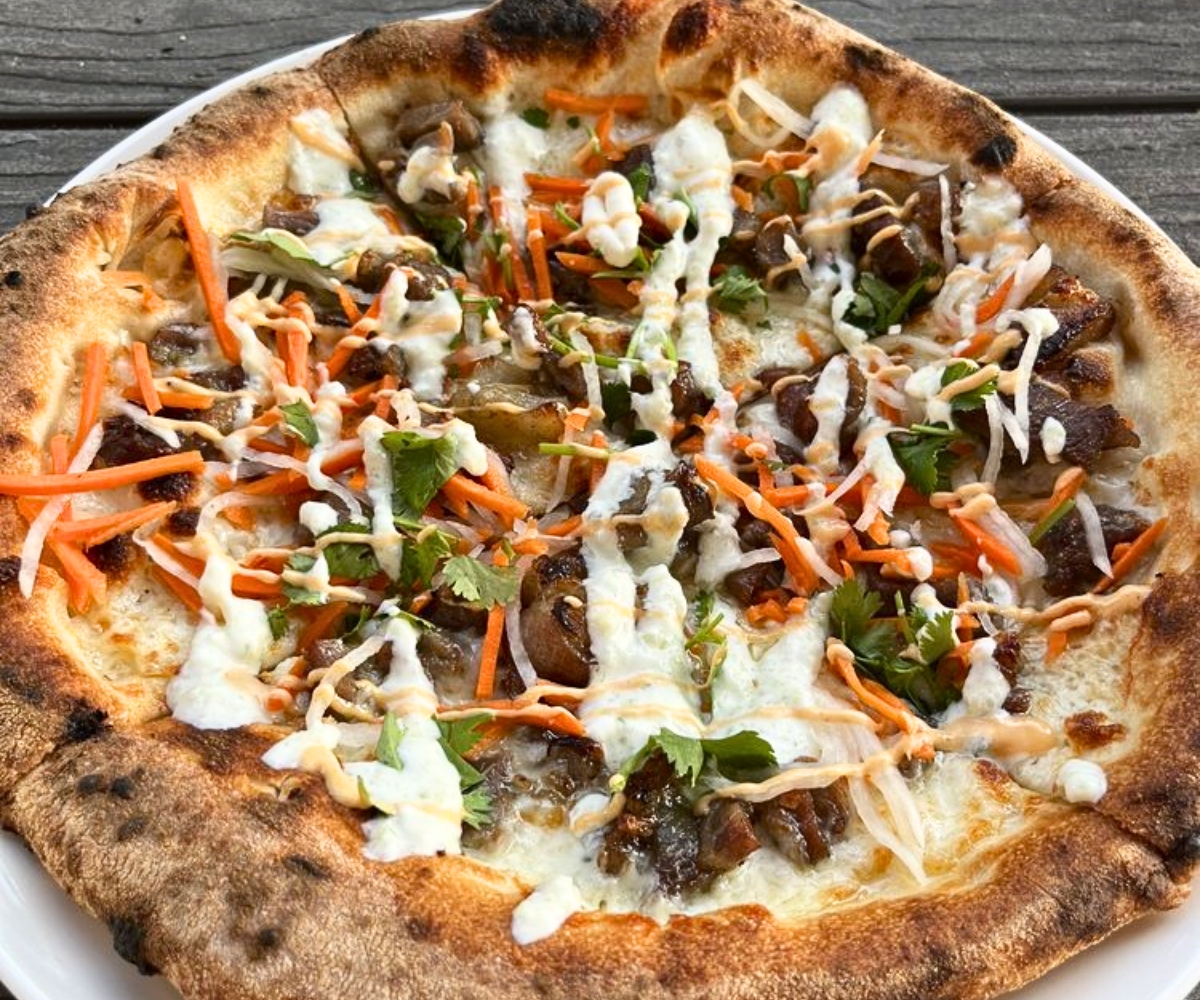 Bánh Mì Pizza at Hapa Pizza in Beaverton, OR