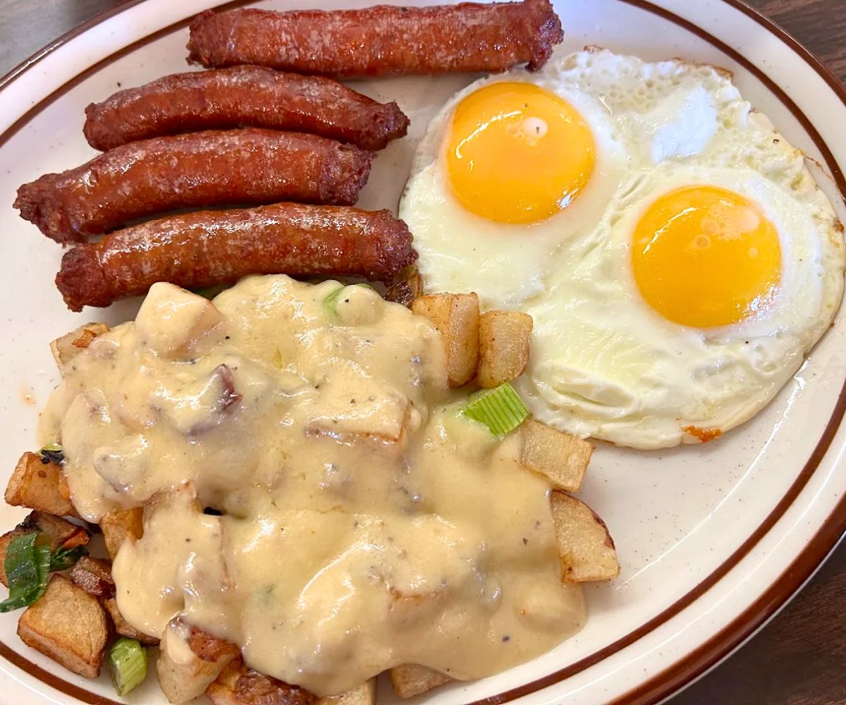 Pete's Famous Chorizo & Eggs at Villa Basque Café in Carson City, Nevada