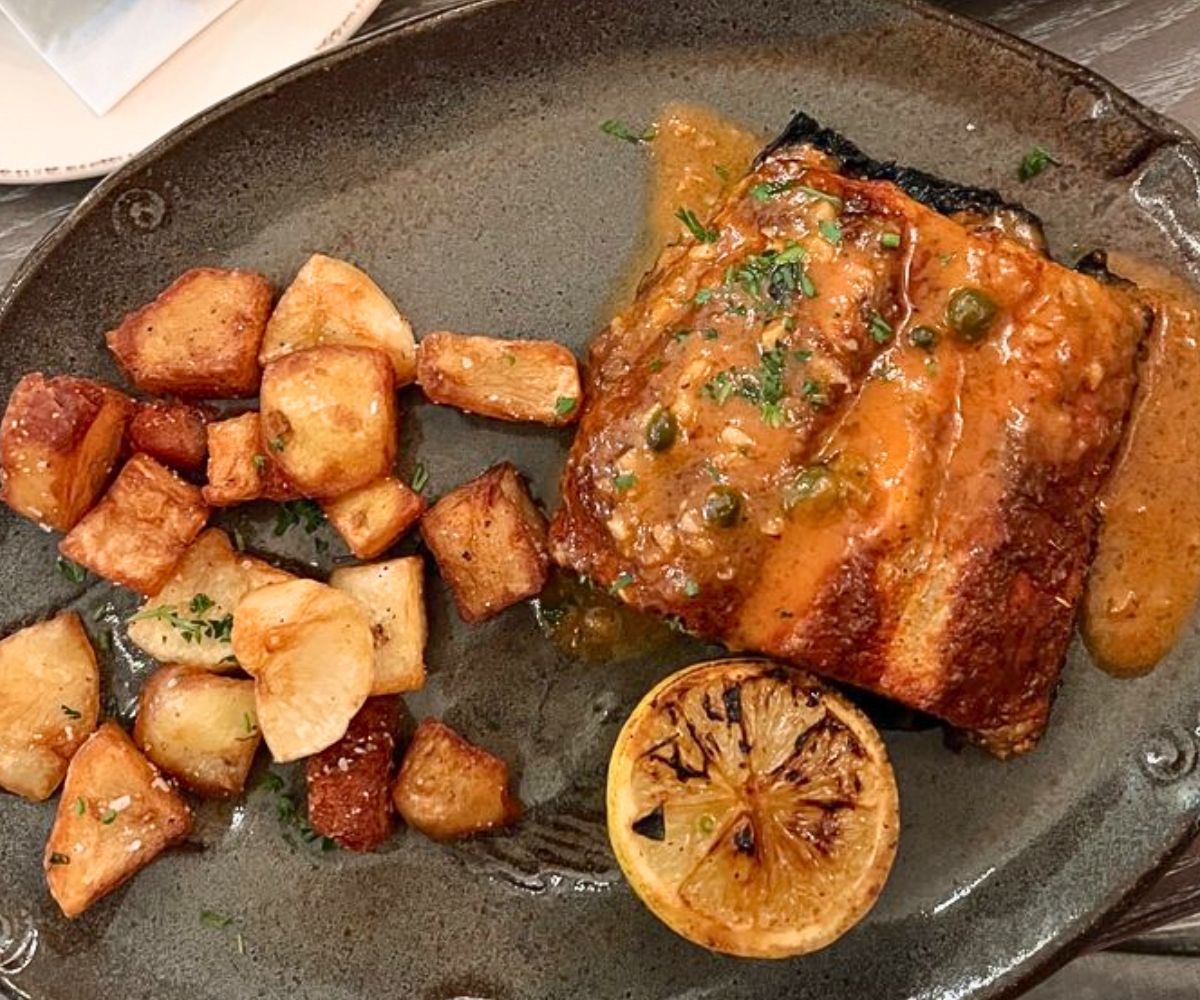 Redfish on the Half Shell at Acre in Auburn, Alabama