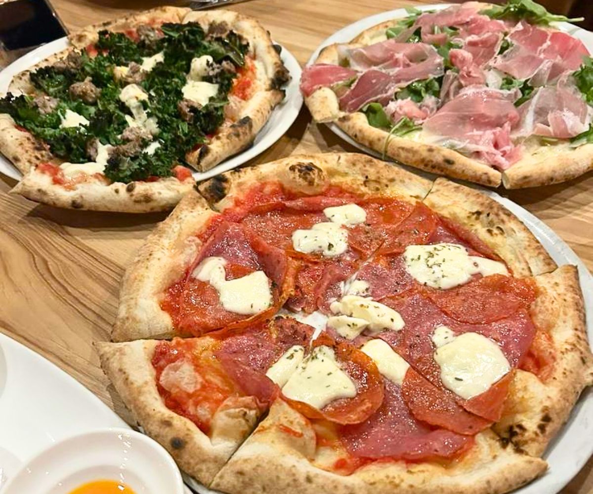 pizzas at Maialina Pizzeria Napoletana in Moscow, ID