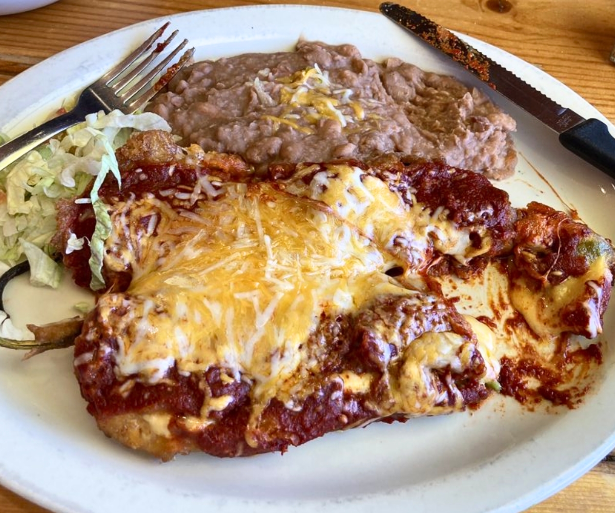 Chile Rellenos at El Jacalito in Las Cruces, New Mexico