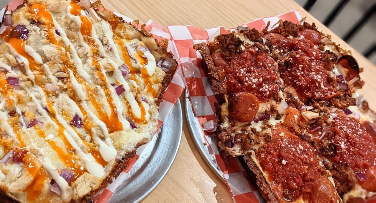 pizzas at Pizza Wizard in Rochester, NY