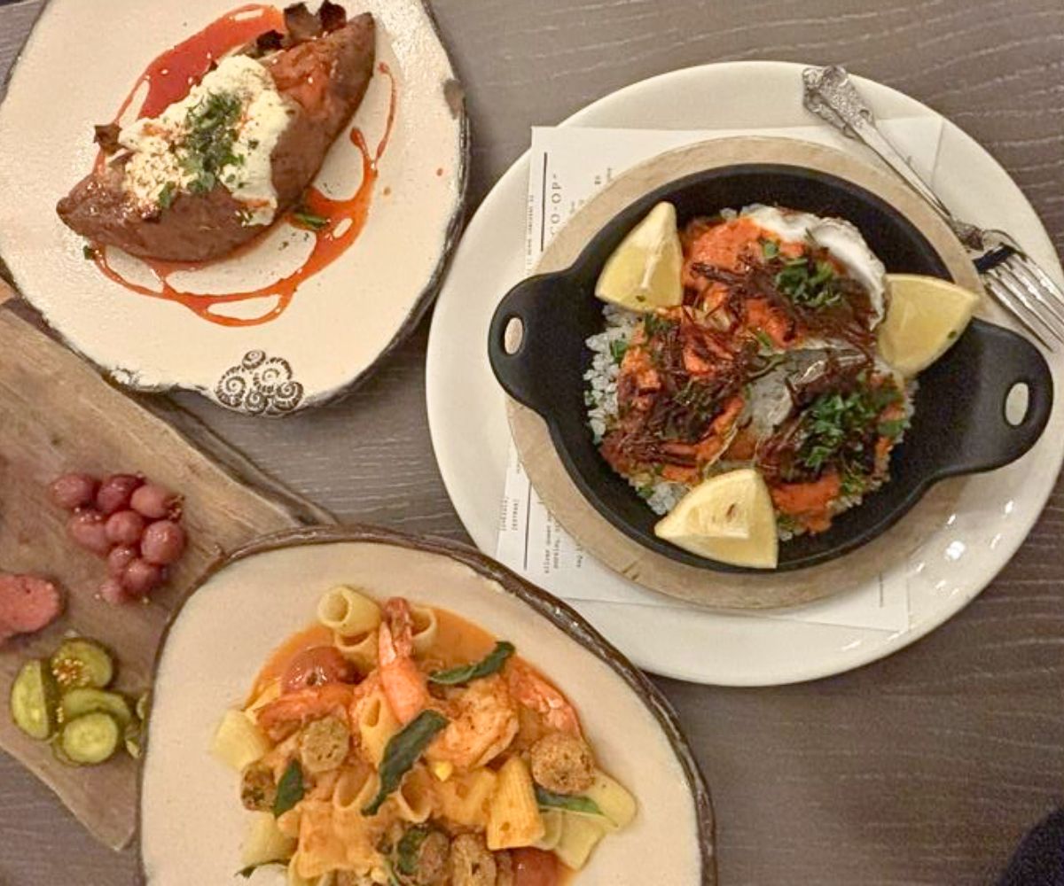 dishes at Acre in Auburn, Alabama