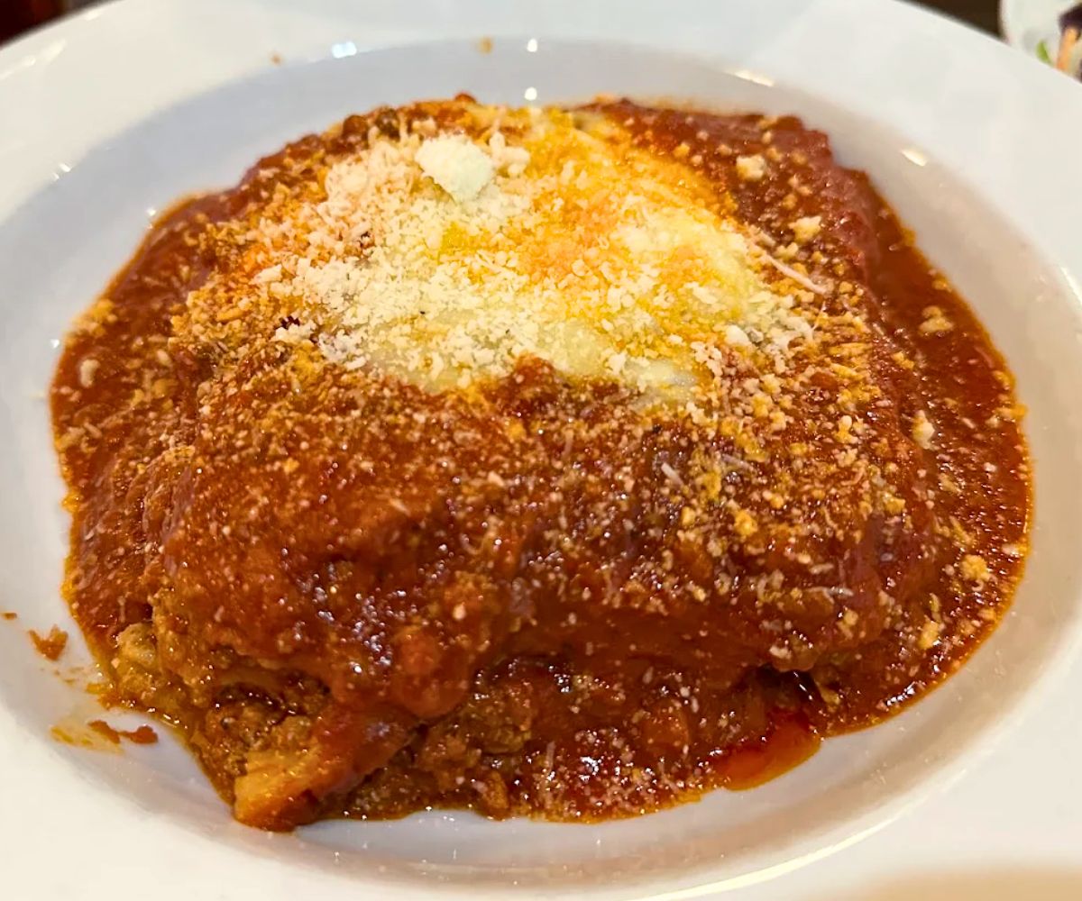 Aunt Mary's Meat Lasagna at Muriale’s Italian Kitchen in Fairmont, WV