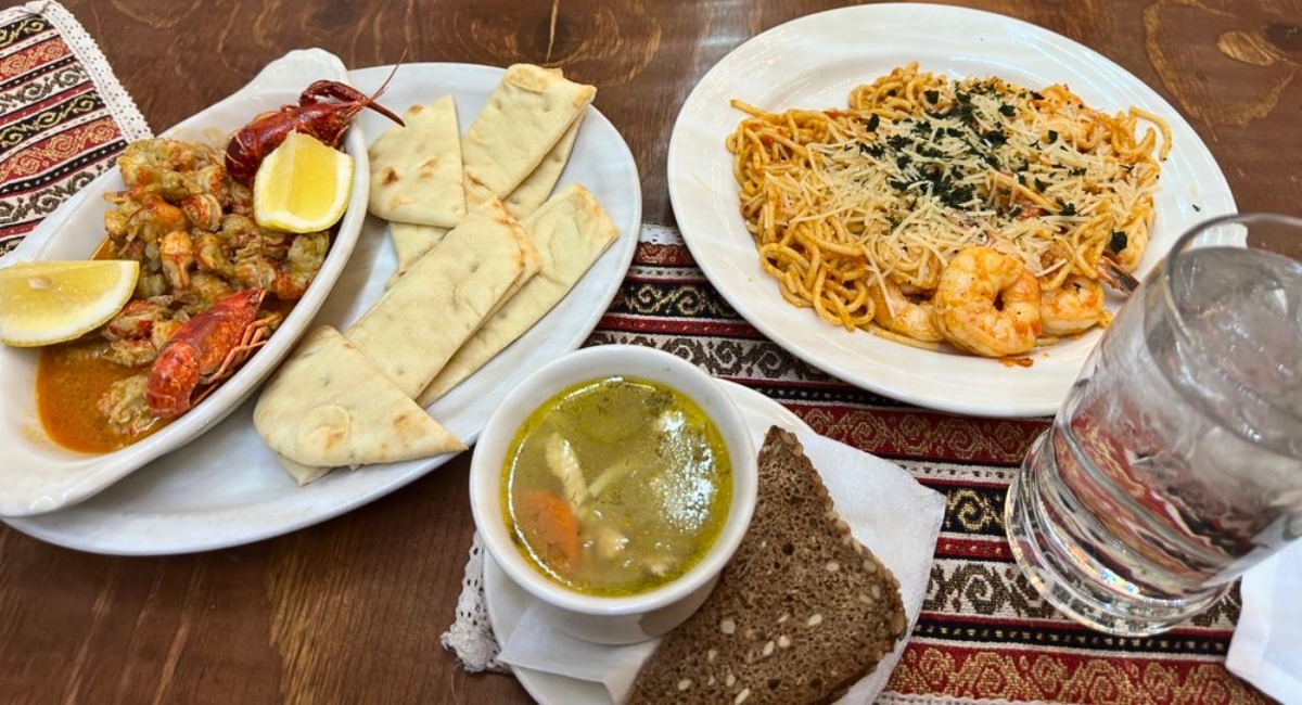 dishes at at Soba in Fairbanks, AK