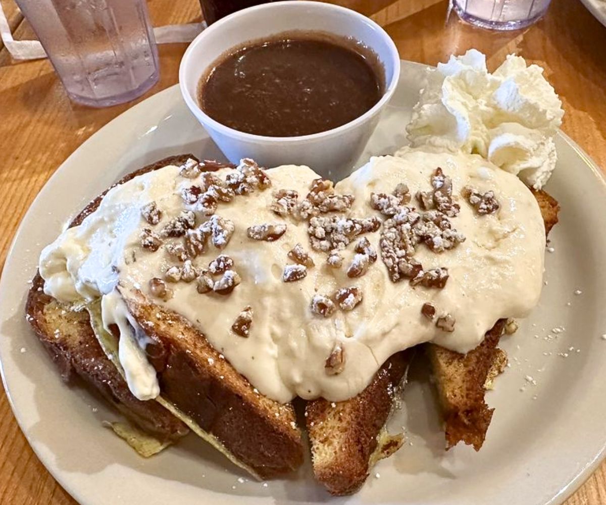 Cinnamon Roll French Toast at Crow's Nest in Kalamazoo, MI