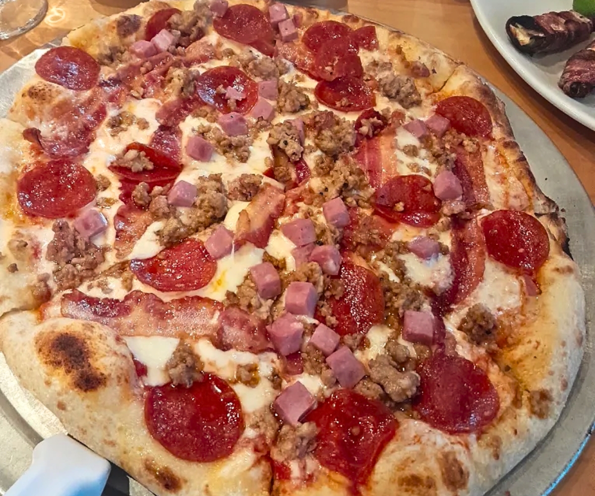 Carnivore Pizza at Pizza Carrello in Gillette, WY