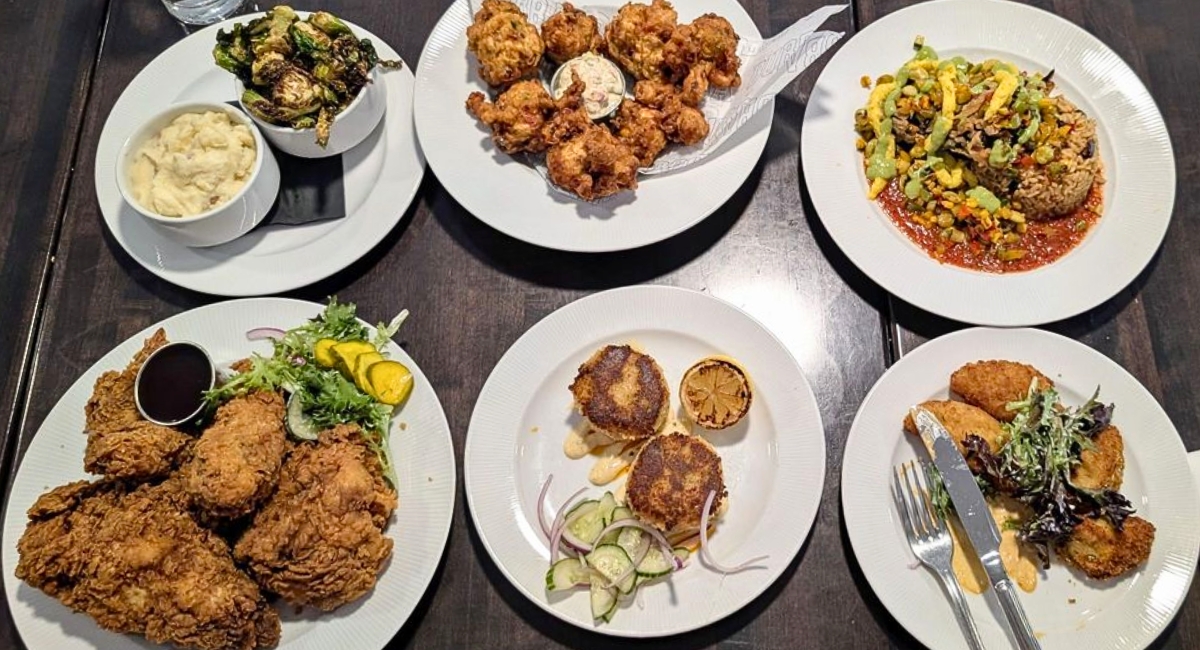 dishes at Bubba in Des Moines, Iowa