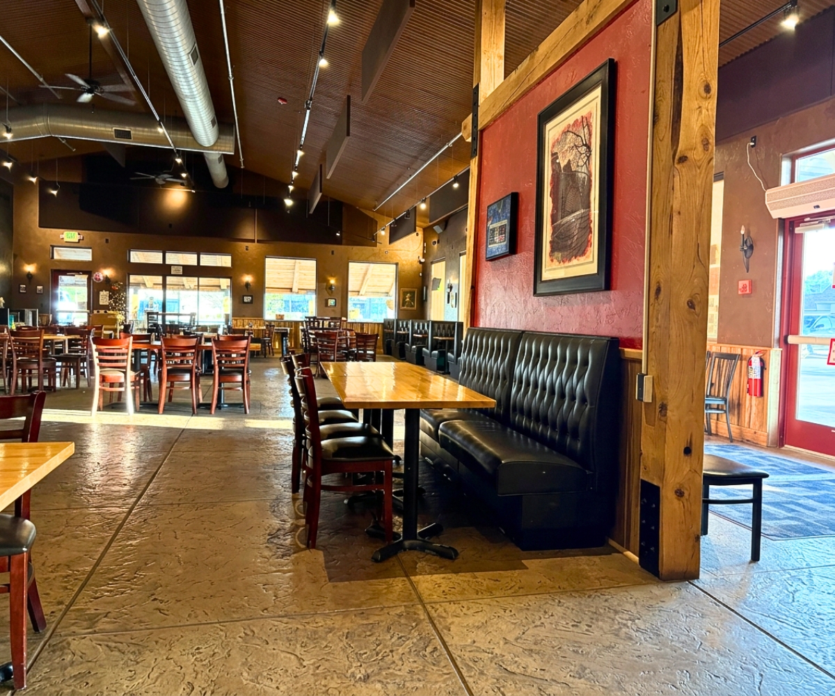 interior of Pizza Carrello in Gillette, Wyoming