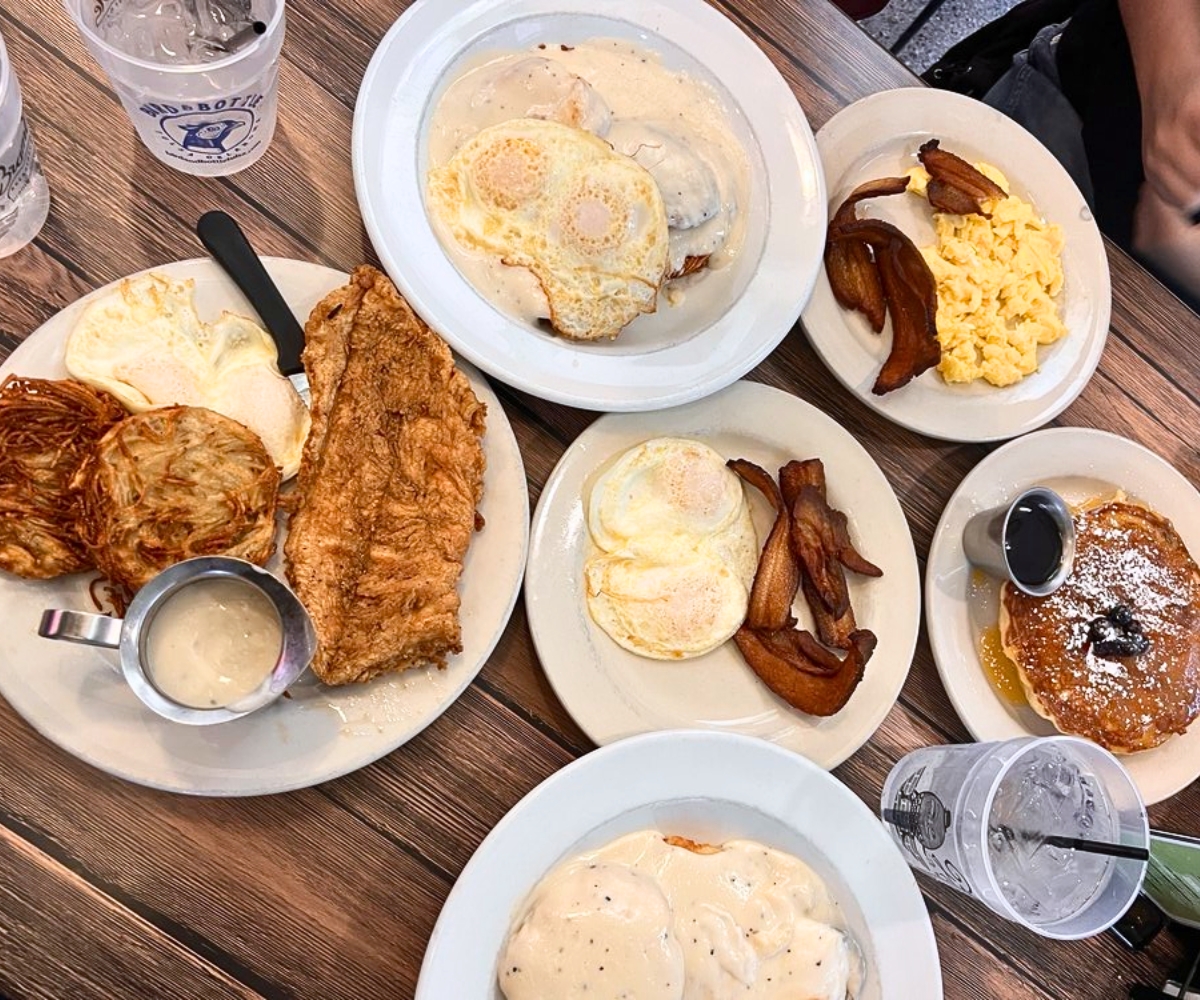 Breakfast Spread at Bramble Breakfast and Bar in Broken Arrow, Oklahoma