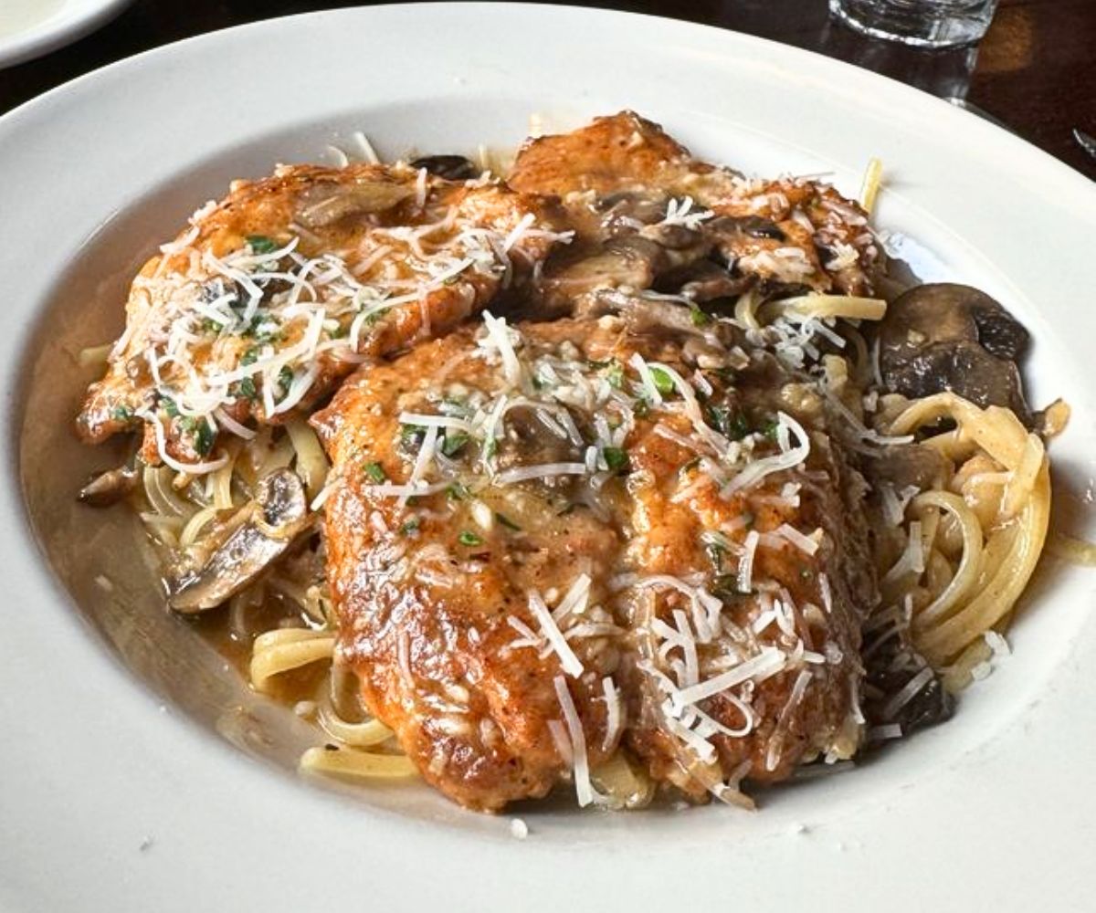 Pollo al Marsala at Sarducci's in Montpelier, Vermont