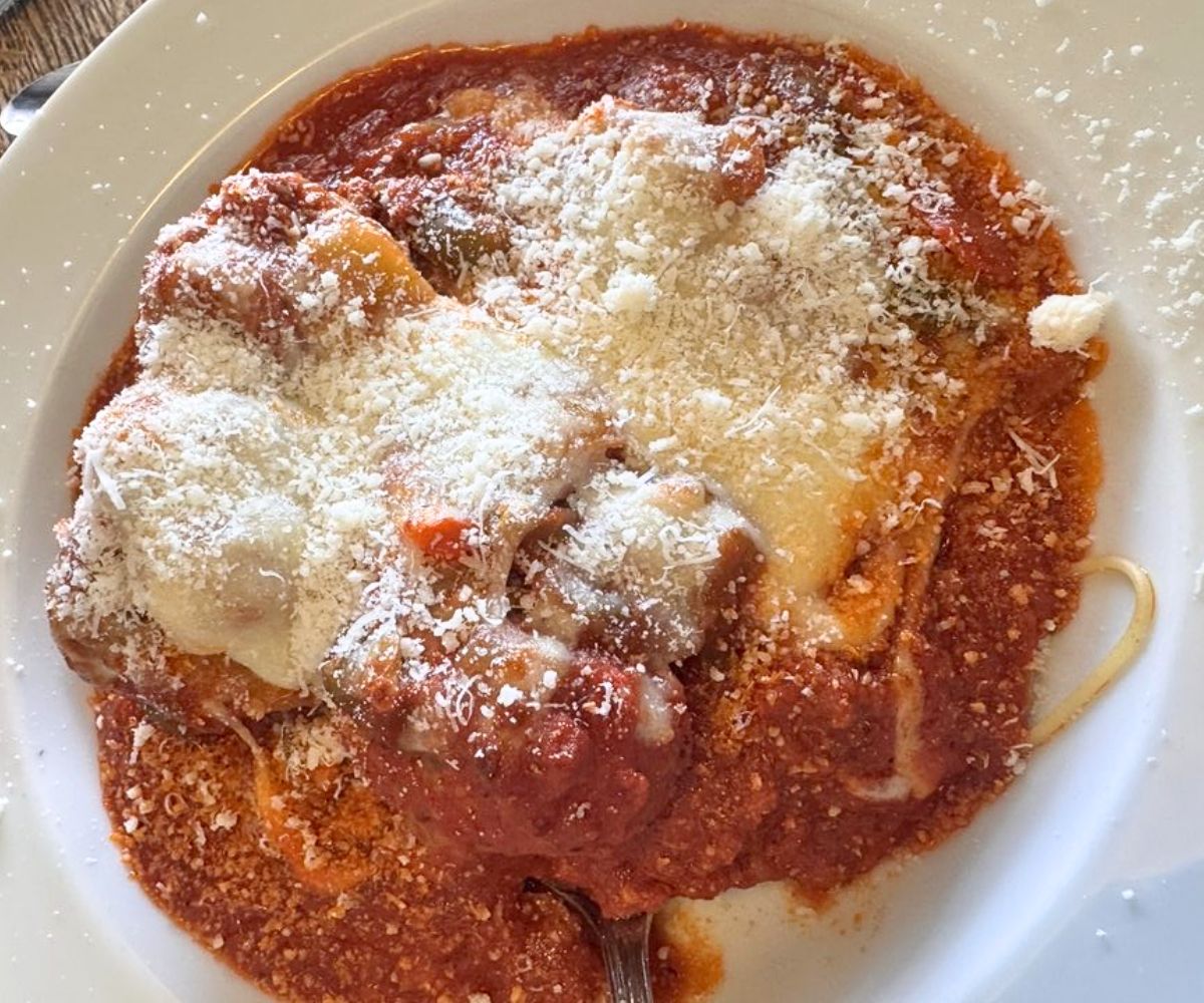Manicotti at Muriale’s Italian Kitchen in Fairmont, WV