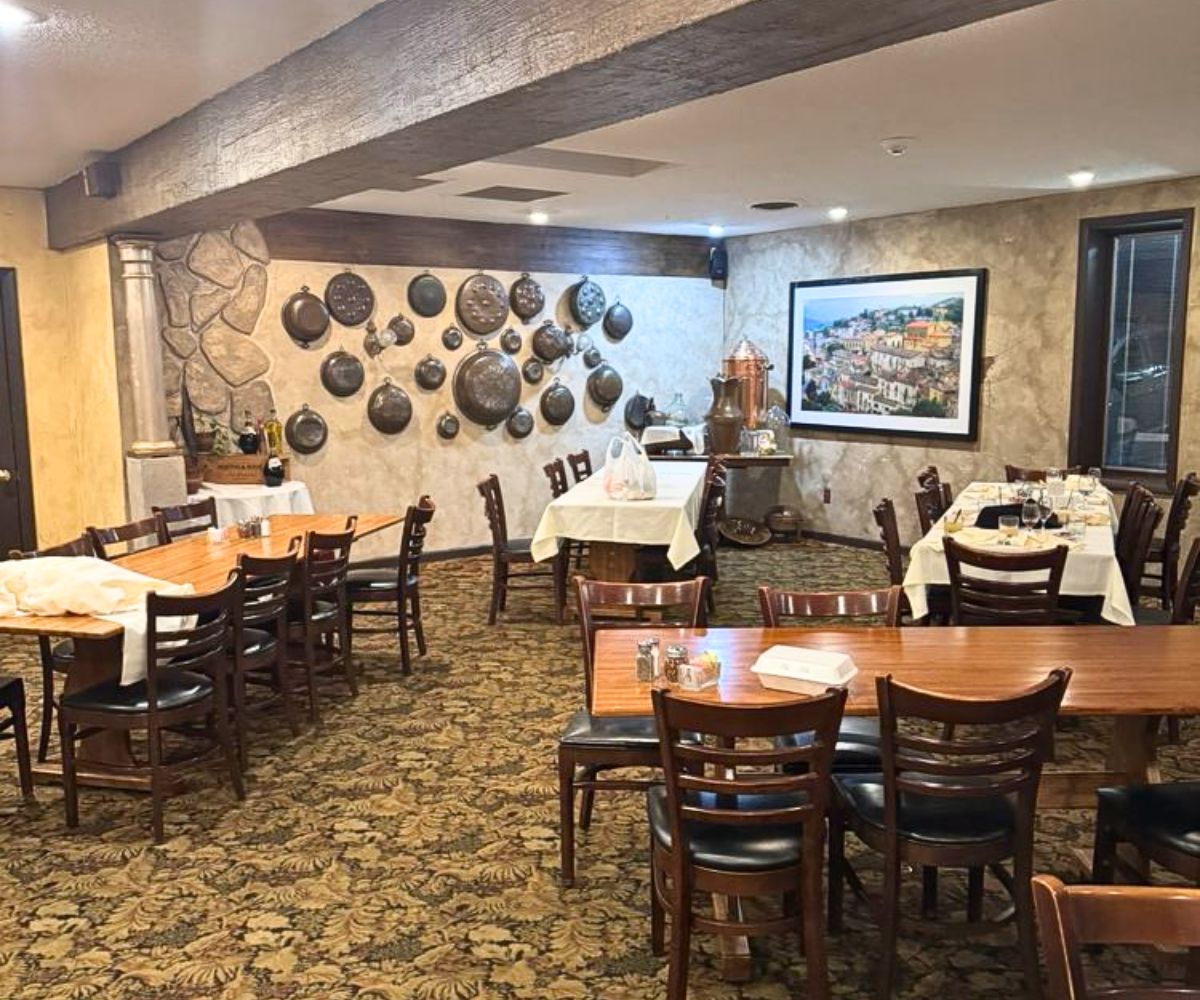 interior of Muriale’s Italian Kitchen in Fairmont, WV