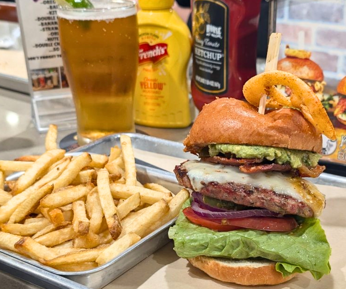 El Diablo Burger and Fries at Billy Roy's in Fremont, CA