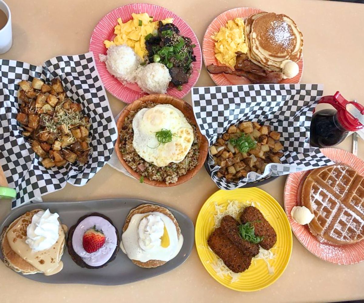 Breakfast Spread at My Cafe in Kapolei, HI
