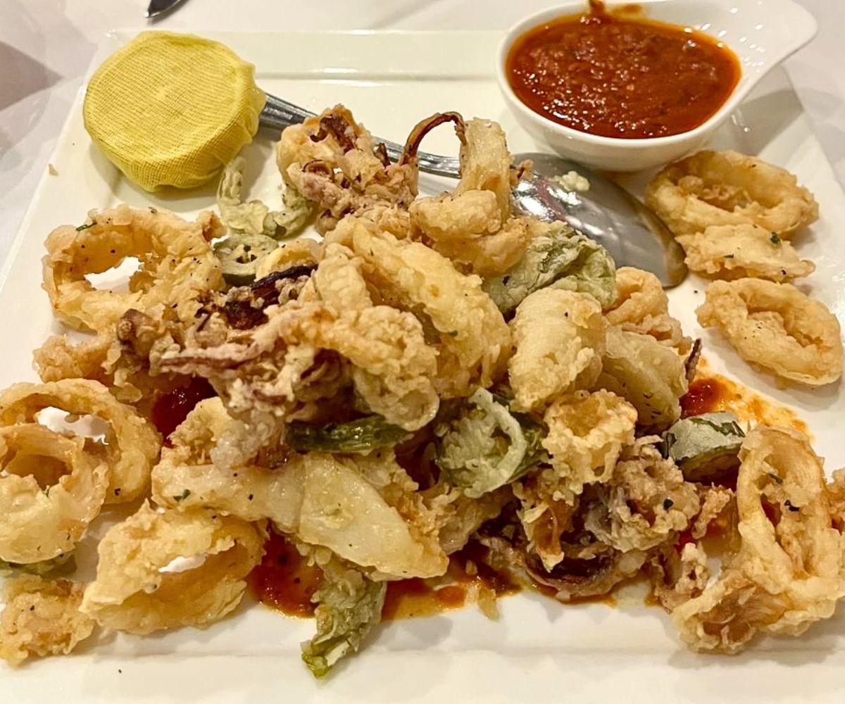 Calamari Friti at Semifreddo Italian Cuisine in Manassas, Virginia
