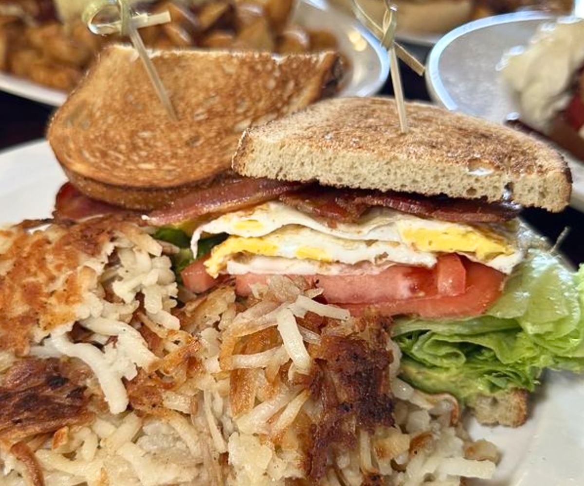 Parkside BLT Breakfast Sandwich at The Parkside Cafe in Bristol, Connecticut