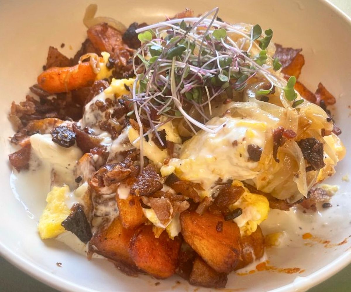 Cheesy Breakfast Bowl at The Canning House in Forty Fort, Pennsylvania